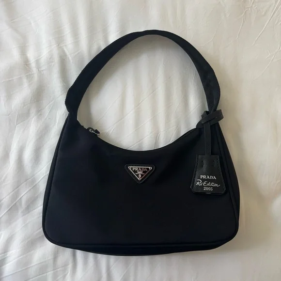 Nylon Black Shoulder Bag - Picture 4 of 4